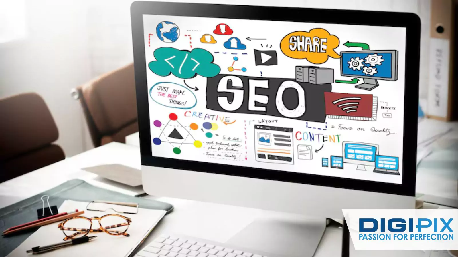 ChatGPT said: Creative SEO strategies brought to life on screen.