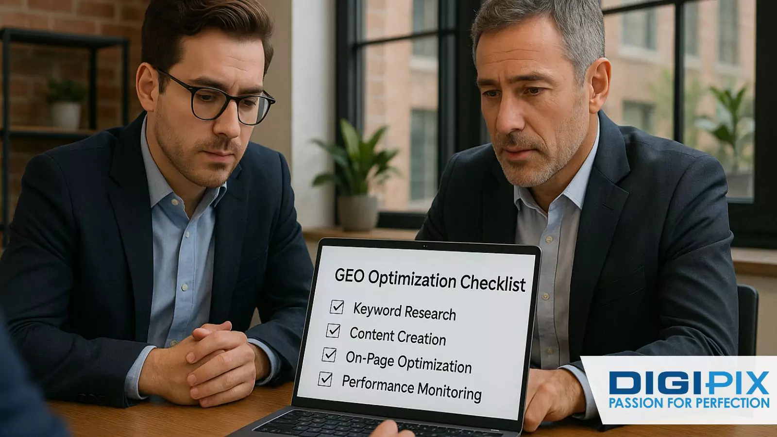 GEO Optimization Checklist in action research, create, optimize, monitor…check each step and watch your rankings soar!