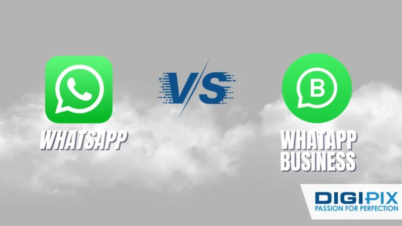 DigiPix Inc-WhatsApp Business vs WhatsApp Personal (banner)